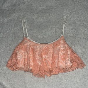 lace crop top